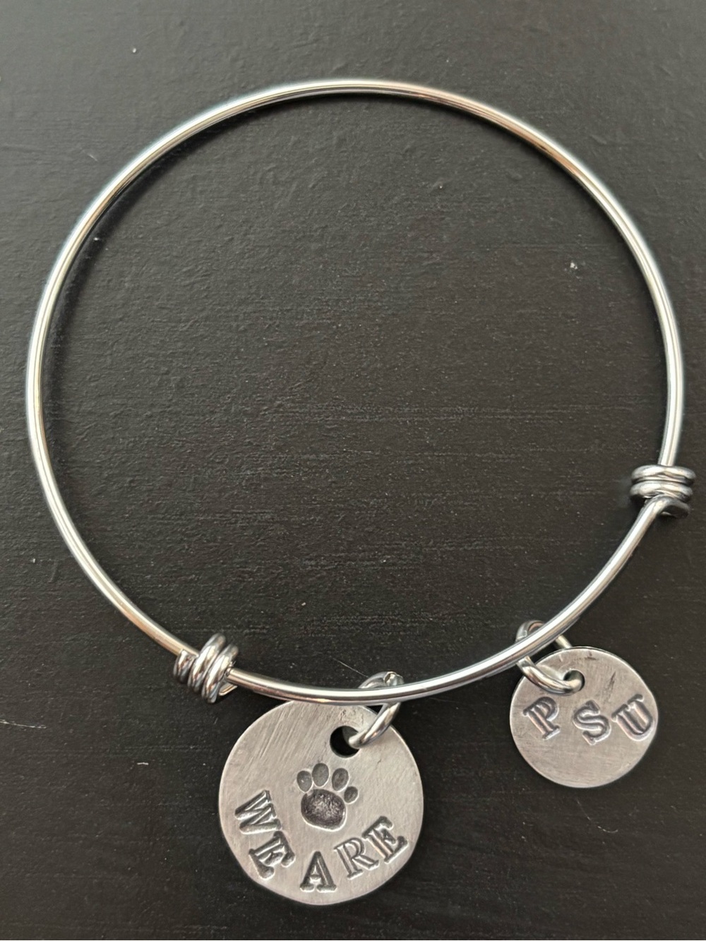 New Penn State University Charm Bangle Bracelet